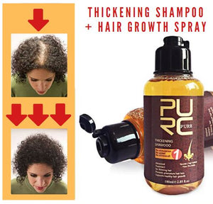 PURC® Hair Growth Essence Oil + Thickening Shampoo